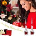 wholesale Sterling Silver Birthstone Infinity Dangle Earrings for Women Luxury Packaged-0-4