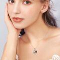 wholesale Sterling Silver Stone Horse Pendant Necklace for Women Horse Gift-0-47
