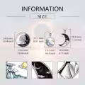 wholesale 925 Sterling Silver Couples BFF Necklaces Wholesale with Yin-Yang Sun-Moon Mountain-Wave Pendants-0-3