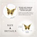 wholesale 925 Sterling Silver Black Enamel Butterfly Pendant Necklace for Women-0-4