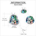 wholesale 925 Sterling Silver Abalone Shell Fox Origami Locket Necklace for Women Wife Mom Gift-0-4