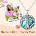 wholesale Sterling Silver Family Tree of Life Necklace for Mom Daughter Son Women Birthstone-0-3