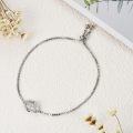 wholesale  Sterling Silver Gemstone Dainty Link Bracelet for Women -0-52