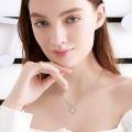 wholesale 14K Gold Crystal Heart Pendant Necklace - Eternal Love for Women (Length: Adjustable)-0-1