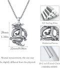 wholesale 925 Sterling Silver Dragon Yin Yang Pendant Necklace for Men Women Gifts-0-5