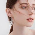 wholesale 925 Sterling Silver White Fire Opal Celtic Knot Drop Earrings for Women Irish s-0-4