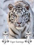 wholesale 925 Sterling Silver Tiger Cub Stud Earrings for Girls and Women - Hypoallergenic s-0-4