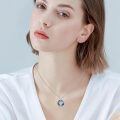 wholesale 925 Sterling Silver Tree Of Life Pendant With Moon Phase And Abalone Shell Design-0-4