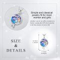 wholesale 925 Sterling Silver Frog Wave Enamel Charm Pendant Necklace s for Women Girls-0-3