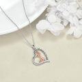 wholesale 925 Sterling Silver Basketball Player Pendant Necklace for Women Girls Sports -0-3