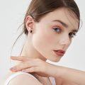 wholesale 925 Sterling Silver Round Black Onyx Stud Earrings 6mm-0-5