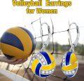 wholesale Sterling Silver Sports Earrings Baseball Basketball Volleyball Soccer Football Jewelry Gifts for Women-0-17