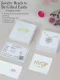 TOUPOP 925 Sterling Silver 12 Birthstone Double Heart Necklace-0-6