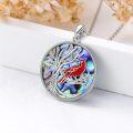 wholesale Sterling Silver Cardinal Pendant Necklace Memorial Sympathy Gift for Women Mom Wife-0-9