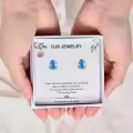 TOUPOP Sterling Silver Birthstone Teardrop Stud Earrings-0-4