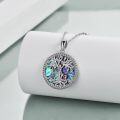 wholesale 925 Sterling Silver Abalone Shell Tree of Life Pendant Necklace for Women Christmas s-0-1