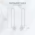 wholesale 925 Sterling Silver Clover Drop Earrings Wholesale for Women Gifts-0-3