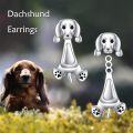 wholesale 925 Sterling Silver Dog Shaped Stud Earrings for Women Girls -0-1