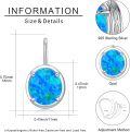 wholesale Sterling Silver Opal Turquoise Leverback Earrings for Women-0-5