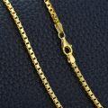 wholesale 925 Sterling Silver 14K Gold Plated Cubic Zirconia Cut Chain Necklace 1 3mm 16 26-0-2