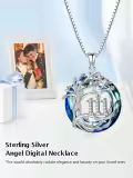 TOUPOP 925 Sterling Silver Tree Of Life Angel Number Necklace Birthstone Jewelry-0-2