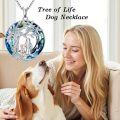 wholesale TOUPOP Dog Necklace 925 Sterling Silver Tree Of Life Pendant Dog Lover Memorial Jewelry Christmas Gifts For Women -0-1