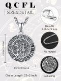 wholesale S925 Sterling Silver Gemini Zodiac Pendant Necklace  for Men - Astrological Jewelry-0-1