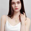wholesale 925 Sterling Silver &  Celtic Crucifix Nail Fish Hook Cross Pendant Necklace for Men Women-0-5