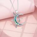 wholesale 925 Sterling Silver Moon Arrow Pendant Necklace Greek Goddess Jewelry Roman Mythology Gifts for Women-0-1