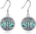 wholesale Sterling Silver Crystal Sister Earrings Birthday Gift for Sisters-0-42