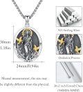 wholesale S925 Sterling Silver Jesus Necklace Religious Jewelry Gift for Women Men-0-3