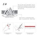 wholesale 925 Sterling Silver Valknut Rune Circle Viking Rings Wholesale With Knot Design-0-5