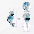 TOUPOP Sterling Silver Crystal Dolphin Pendant Necklace-0-2