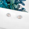 wholesale 925 Sterling Silver Hedgehog Flower Stud Earrings for Women Girls Kids  4G-0-4