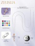 wholesale Sterling Silver Rose Cross Pendant Necklace for Women-0-105