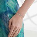 wholesale 925 Sterling Silver Starfish Shell Bracelet Ocean s for Women Girls-0-3