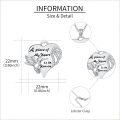 wholesale 925 Sterling Silver Angel Wings Memorial Necklace - Heart Pendant with Sympathy Gift-0-2
