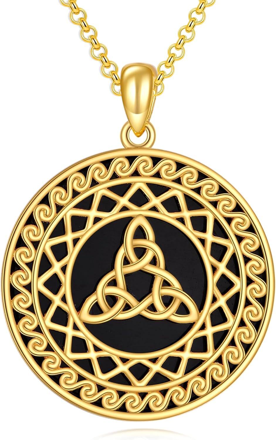 Sterling Silver Celtic Knot Airplane Necklace for Women Jewelry Gift-0-1