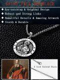 wholesale 925 Sterling Silver Saint Paul Patron Amulet Medal Necklace for Men Women (with Gift Box) -0-2
