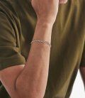 wholesale 925 Sterling Silver 7MM Thick Wheat Link Chain Bracelet for Men & Women-0-1