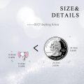 wholesale 925 Sterling Silver Elephant Pink Enamel Stud Earrings Hypoallergenic  for Girls and Women-0-3