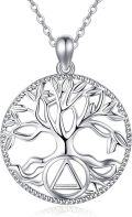 wholesale 925 Sterling Silver Tree of Life Pendant Necklace - Mother's Day s for Women and Moms-0-0