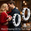 wholesale 925 Sterling Silver Black Geometric Huggie Hoop Earrings for Men & Women - Mother's Day Gift Idea-0-1