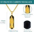 wholesale 925 Sterling Silver Virgin Mary Pendant with Black Onyx Stone Chain Necklace-0-4