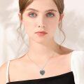 wholesale TOUPOP Heart Urn Necklace For Ashes 925 Sterling Silver Cremation Jewelry Keepsake Necklaces Memorial Sympathy Gifts For Women Mom Wife -0-3