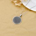 wholesale 925 Sterling Silver Butterfly Yin Yang Pendant Necklace-0-3