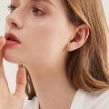 wholesale 14k Yellow Gold Infinity Moissanite Stud Earrings For Women-0-3