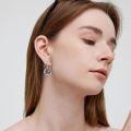 wholesale 925 Sterling Silver Cat And Moonstone Earrings-0-3