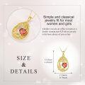 wholesale Sterling Silver Yellow Gold Plated Gemstone Tree of Life Pendant Necklace-0-51