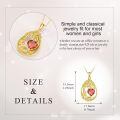 wholesale 925 Sterling Silver Heart Pendant Necklace Wholesale Gold Plated-0-51